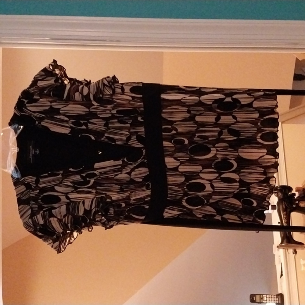 Vintage Tie RM Richard's Shirt with Shoulder Pads Petite